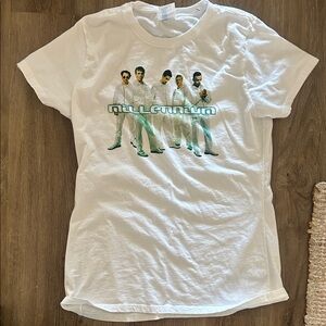 White Backstreet Boys T-Shirt